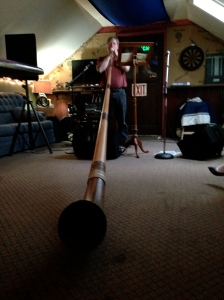 An alphorn is approximately twice the height of its player